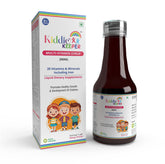 Kiddie Keeper Multivitamin-Multimineral, Iron Syrup for Kids (4+ Years) | Boosts Immunity, Energy & Growth | 200ml | Free Bamboo Toothbrush