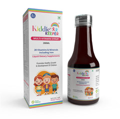 Kiddie KEEPER Combo Pack of Multivitamin Syrup & Appetite Syrup 400ml with Free Eco Friendly Bamboo Toothbrush