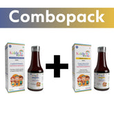 Kiddie KEEPER Combo Pack of Appetite Stimulant & Omega 3 Syrup 400ml with Free Eco Friendly ToothBrush
