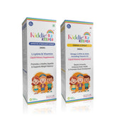 Kiddie KEEPER Combo Pack of Appetite Stimulant & Omega 3 Syrup 400ml with Free Eco Friendly ToothBrush